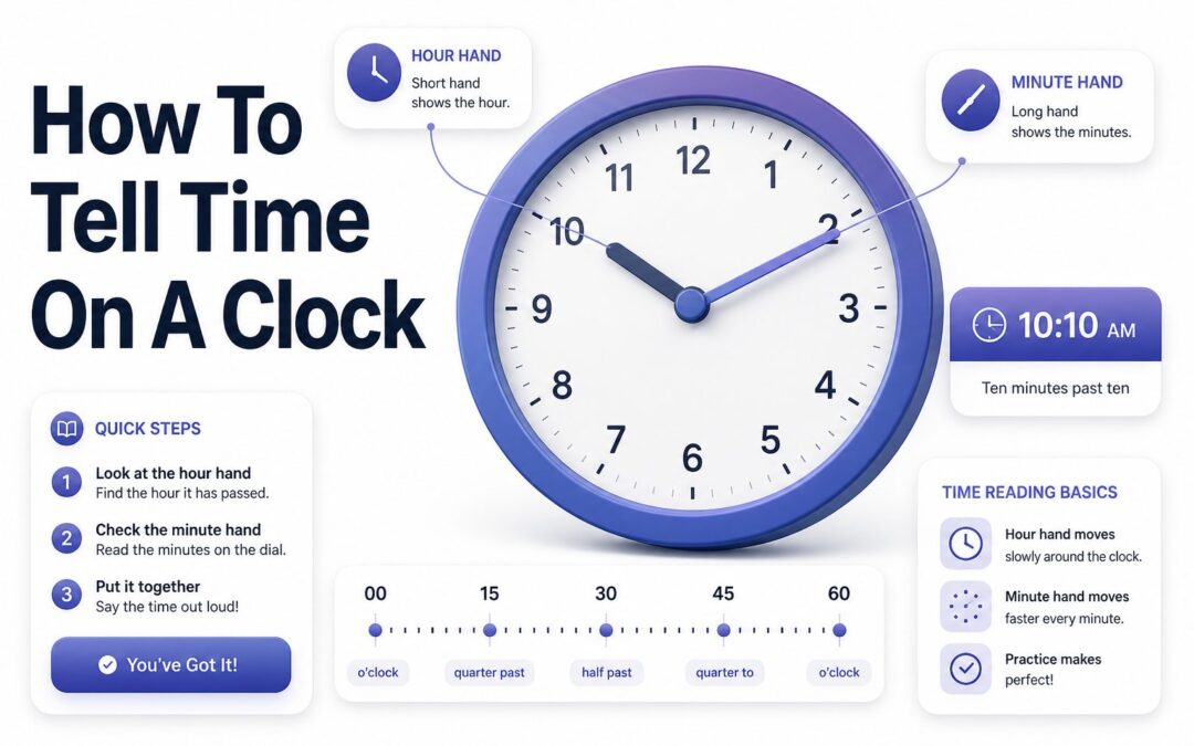 How to Tell Time on a Clock: Easy Step-by-Step Guide